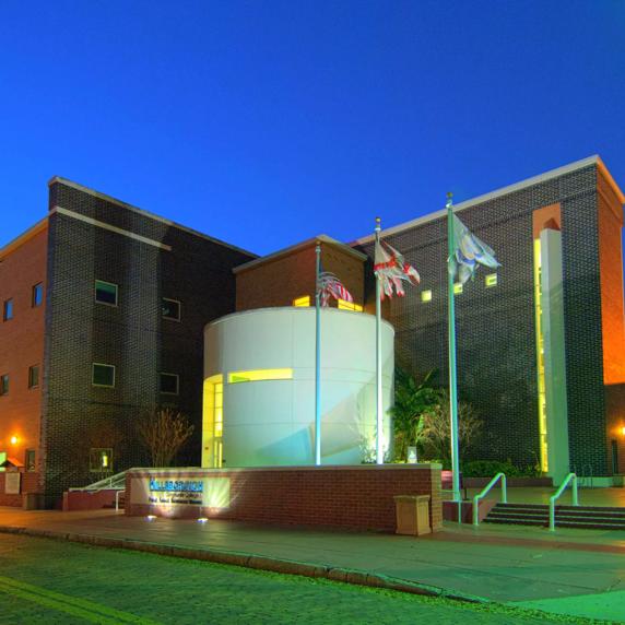 Ybor City campus at night